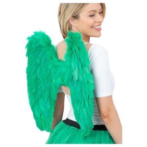 Smiffys Unisex Adult Angel Wings / Green